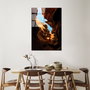Wallity UV-131 Pintura Decorativa de Vidrio Templado Multicolor 70 x 100 cm